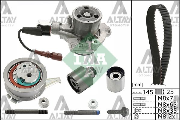 Volkswagen Tiguan Triger Seti + Soketli Devirdaim Golf7 OEM 04L198119A Volkswagen Tiguan Triger Seti + Soketli Devirdaim Golf7 OEM 04L198119A